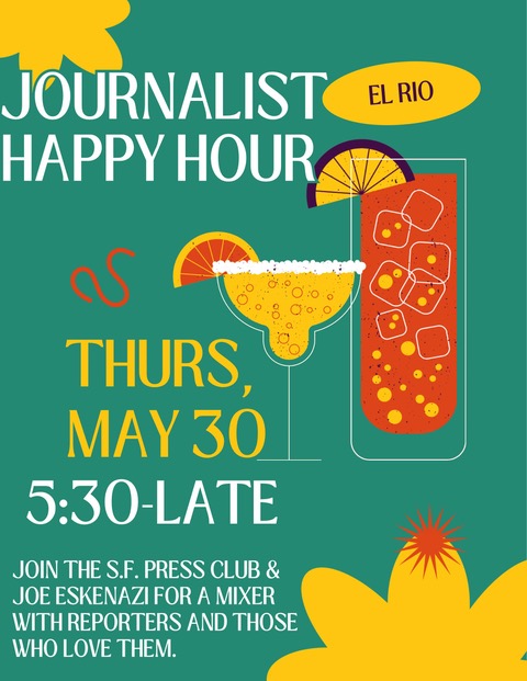 journalist mixer poster